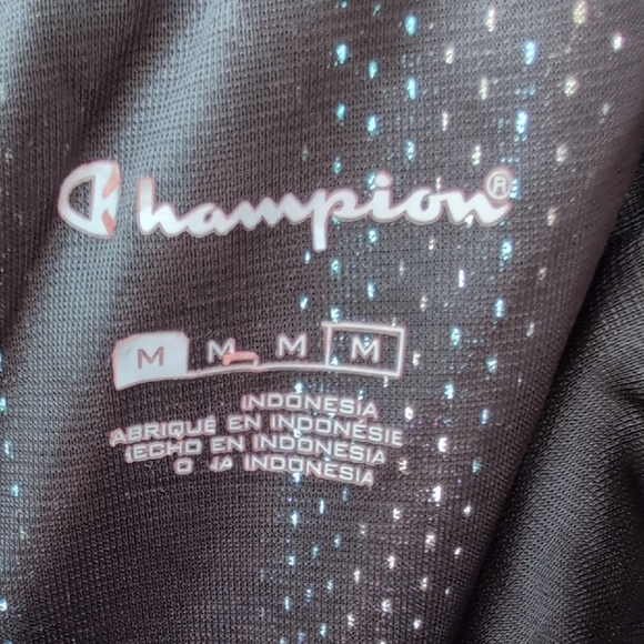 Champion Black Capris with Pink Stripes - Picture 4 of 4